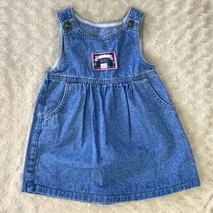 Lee Denim Jumper Dress Size 4T USA Made 90’s Y2K Specially for You